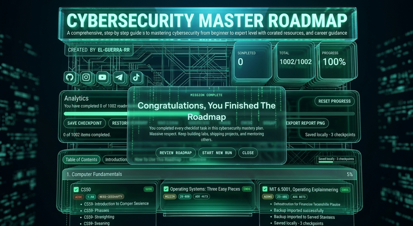 Cybersecurity roadmap project preview